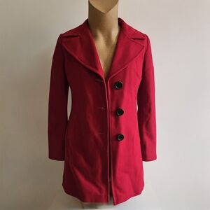 Le Chateau Scarlet Pea Coat